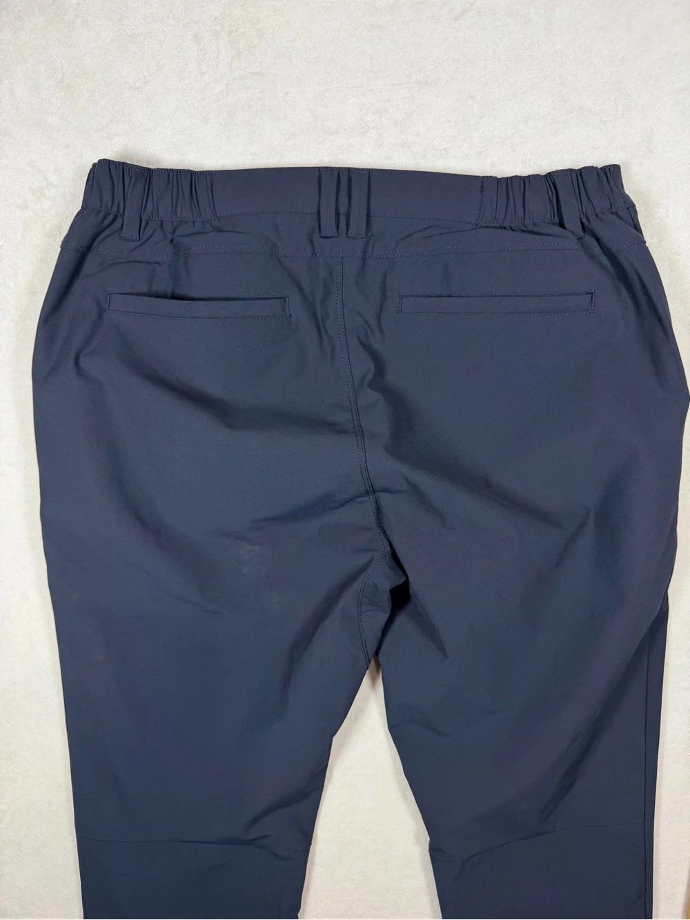 Cuts Clothing Size Large Performance Stretch Athletic Fit Men's Navy Chinos